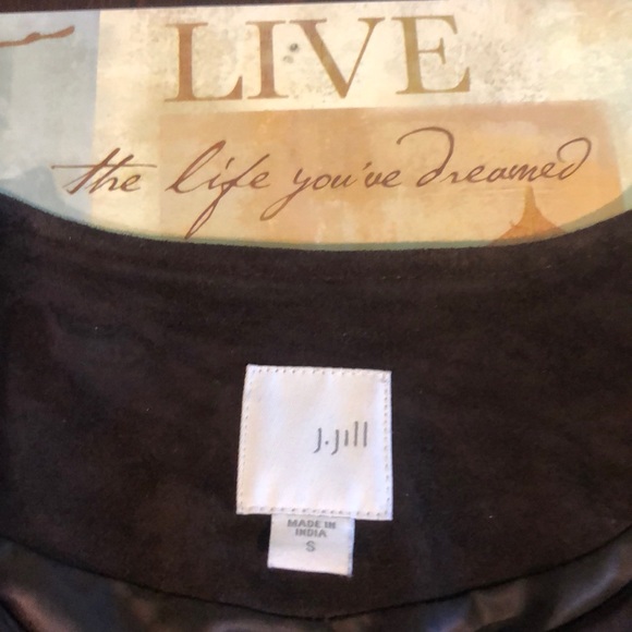 J. Jill Suede Leather Jacket - Picture 4 of 6